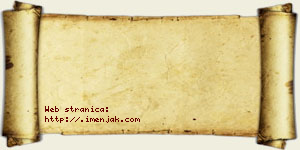 Ana Smiljković vizit kartica